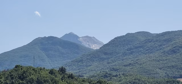Panorama sulla valle del Vomano da A Casa di Vittoriana B&B